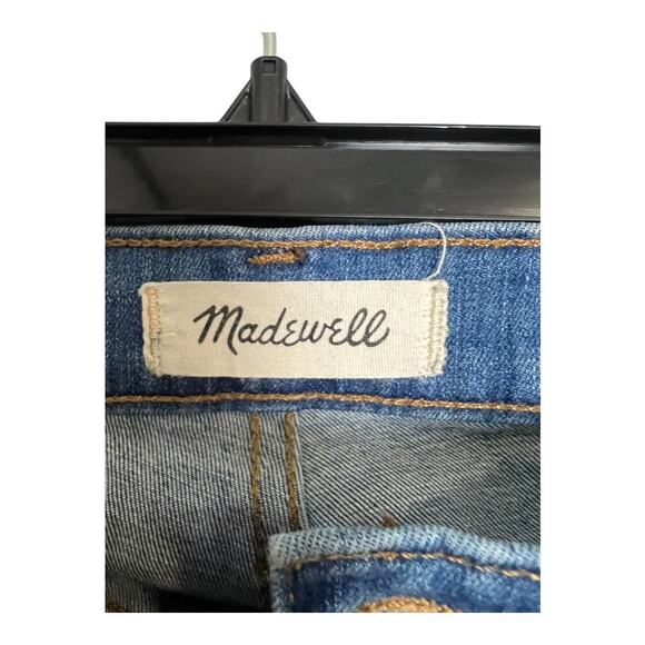 Madewell 9" high Riser Skinny Skinny Jeans Womens Button Fly Blue denim 29 - Picture 3 of 6